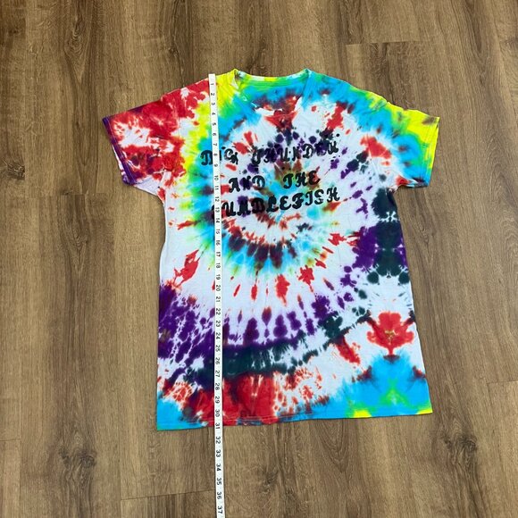 Big Thunder and the Rumblefish Tie Dye Band Tee Sz L - Picture 3 of 6